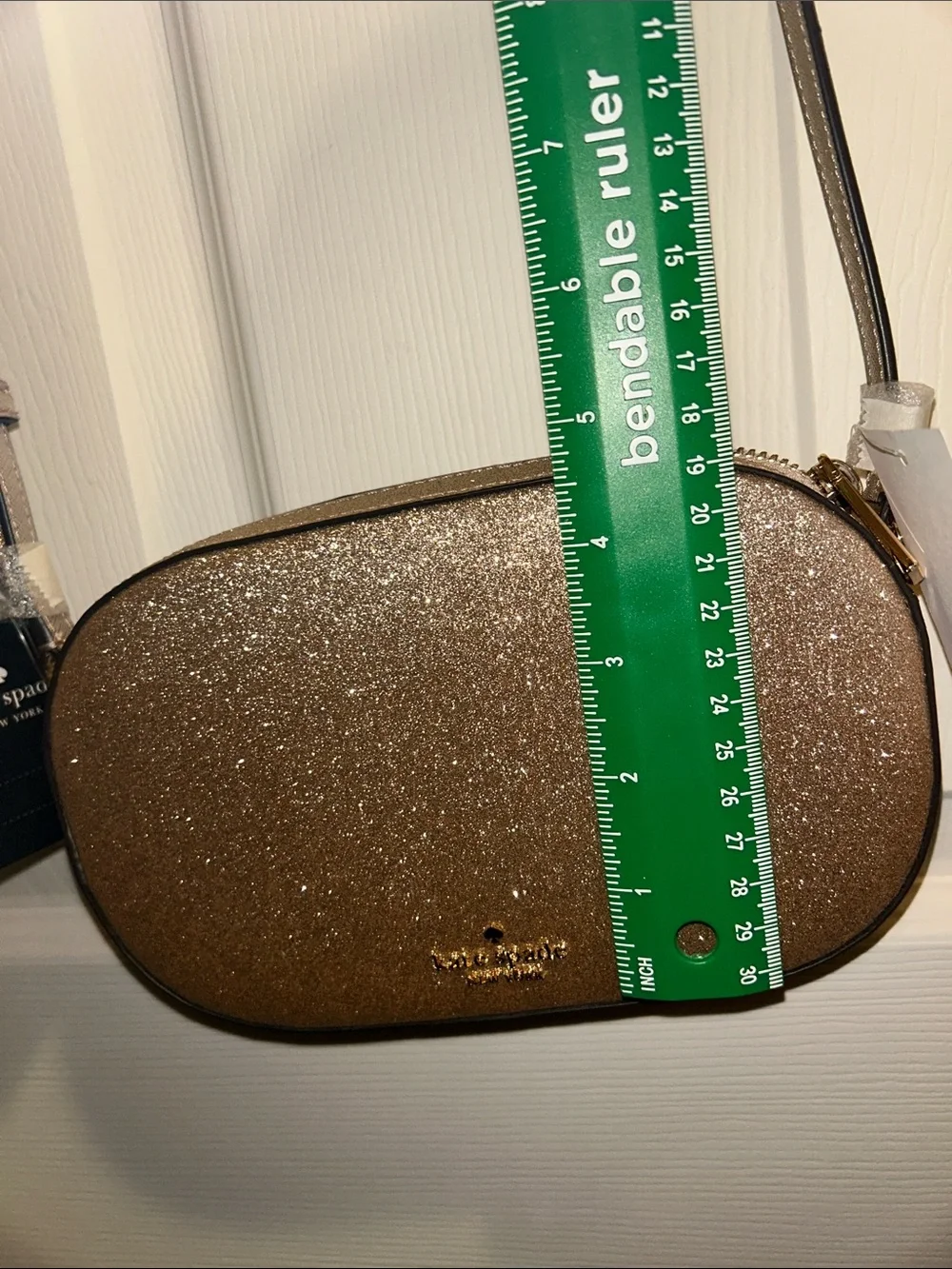 Authentic Kate Spade Glimmer Gold crossbody KE459 / Retail $299- new with tags